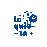 Inquieta Sticker by Glenda Morahan