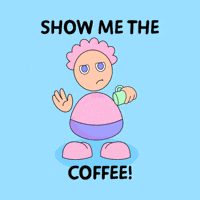 Tired Coffee Time GIF by Fatman