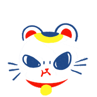 Angry Neko Sticker by Shiitake