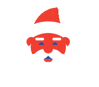 Christmas Santa Sticker by Echo & Flut