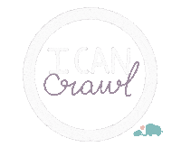 Babies Crawl Sticker by Baby Nest Designs