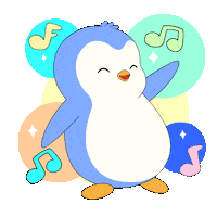 Happy Birthday Dancing Sticker by Pudgy Penguins