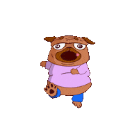 Crypto Running Sticker by BigBrains