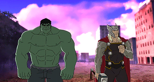 tylttylt giphyupload thor hulk GIF