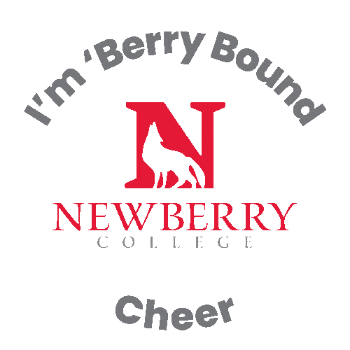 newberrycollege giphyupload newberry college decision day newberry college Sticker