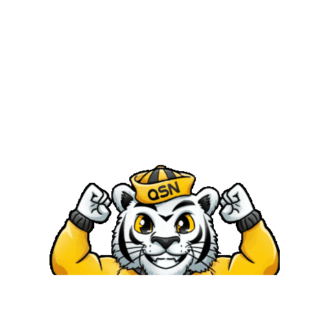 QSNgg giphygifmaker gaming flex tiger Sticker