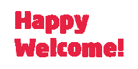 Happy Welcome Sticker by von Mende Marketing