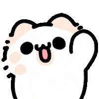 Cat Hello Sticker by MYAOWL