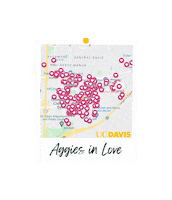 Map Aggies Sticker by UC Davis