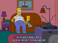bored homer simpson GIF