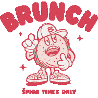 Brunch Bagel Sticker