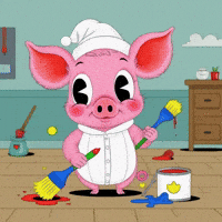 Work Hard GIF by The Pigasso