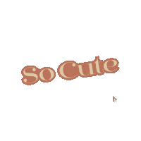 So Cute Sticker by KC Chic Designs