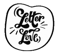 Czech Letterlove Sticker by LetterArt.cz