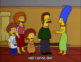 marge simpson rod flanders GIF