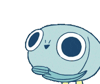 pongbong animation fish understand bumping Sticker