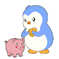 Money Saving Sticker by Pudgy Penguins