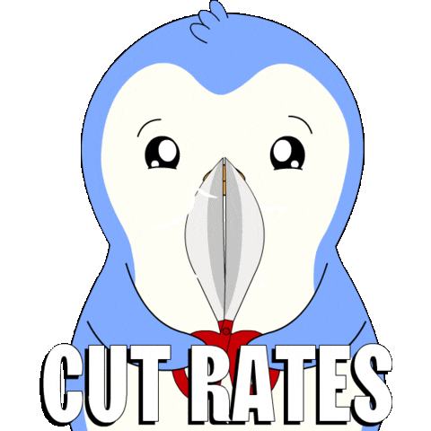 Penguin Cut Sticker by Pudgy Penguins