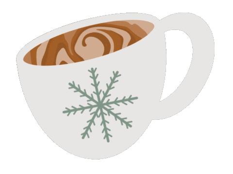 Christmas Coffee Sticker
