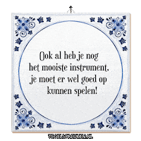 Humor Focus Sticker by Tegelspreuken.nl