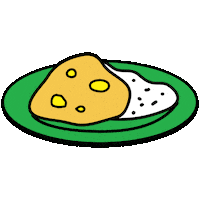 Curry Plate Sticker by TeamSKIP