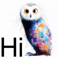 Snowy Owl Hello GIF