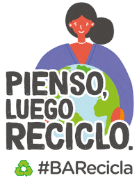 Reciclaje Sticker by Ciudad Verde