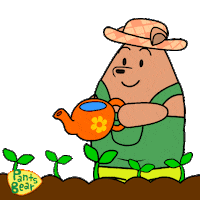 Flower Growing Sticker