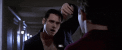 Jim_Carrey funny hi jim carrey GIF