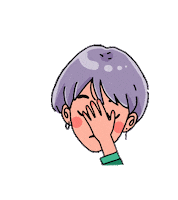 Offtherecord Facepalm Sticker by Gramedia Pustaka Utama