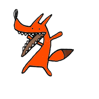 Fox Im Happy Sticker by Teenace