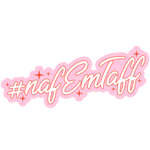 nafia naf salon Sticker by NAF! Stuff Limited