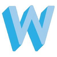 W Sticker by atelierm