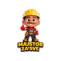 Beorol_shop beorol majstor alati ovotijezavršeno Sticker