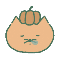 Tired Cat Sticker