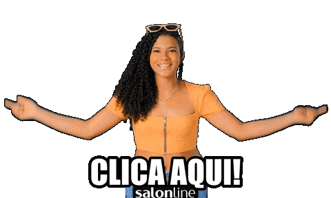Clica Aqui Click Here Sticker by Salon Line