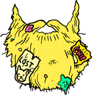 fashion beard STICKER by Studios Stickers