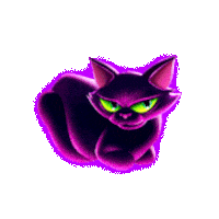Cat Glowing Sticker by DoubleU Casino