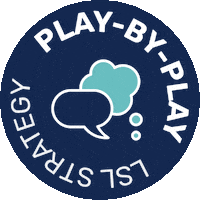 Play By Play Speech Bubble Sticker by Hearing First