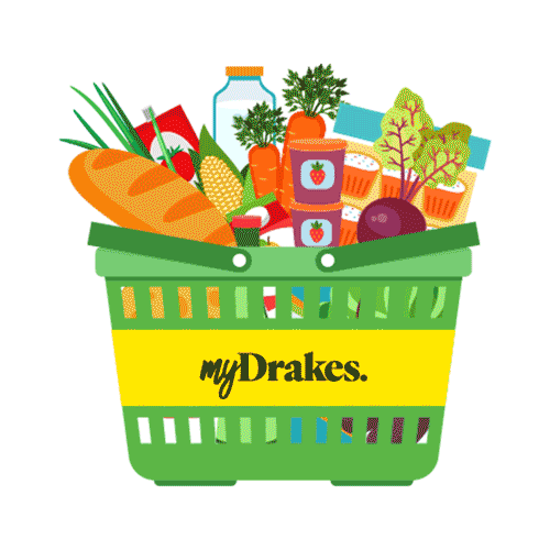 Food Shopping Sticker by Drakes Supermarkets