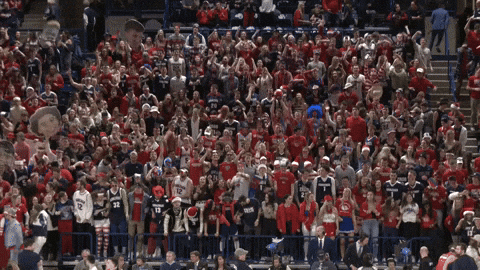 GonzagaBulldogs giphyupload celebration basketball fans GIF