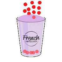 Bubble Tea Sticker by French Coffee Shop