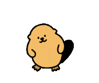 Happy Sea Otter Sticker by takadabear