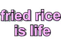 fried rice lol STICKER by AnimatedText