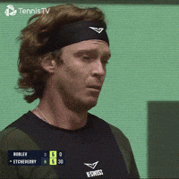 Frustrated Andrey Rublev GIF by Tennis TV