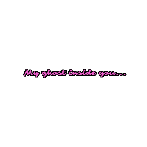 Text Ghost Sticker