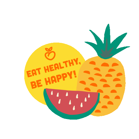 healthylivingmarket giphyupload happy healthy fruit Sticker