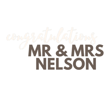 Wedding Nelson Sticker by Soiree Social Co
