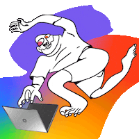 Dude Wip Sticker by Qieer Wang