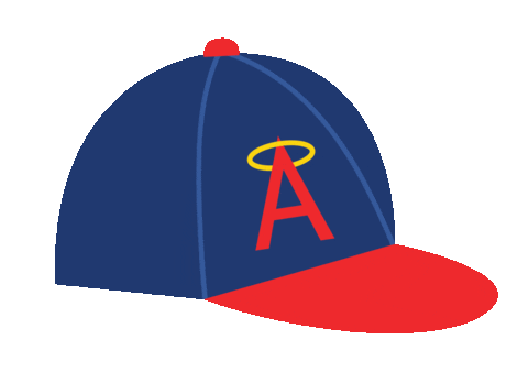 Angels Baseball Sticker